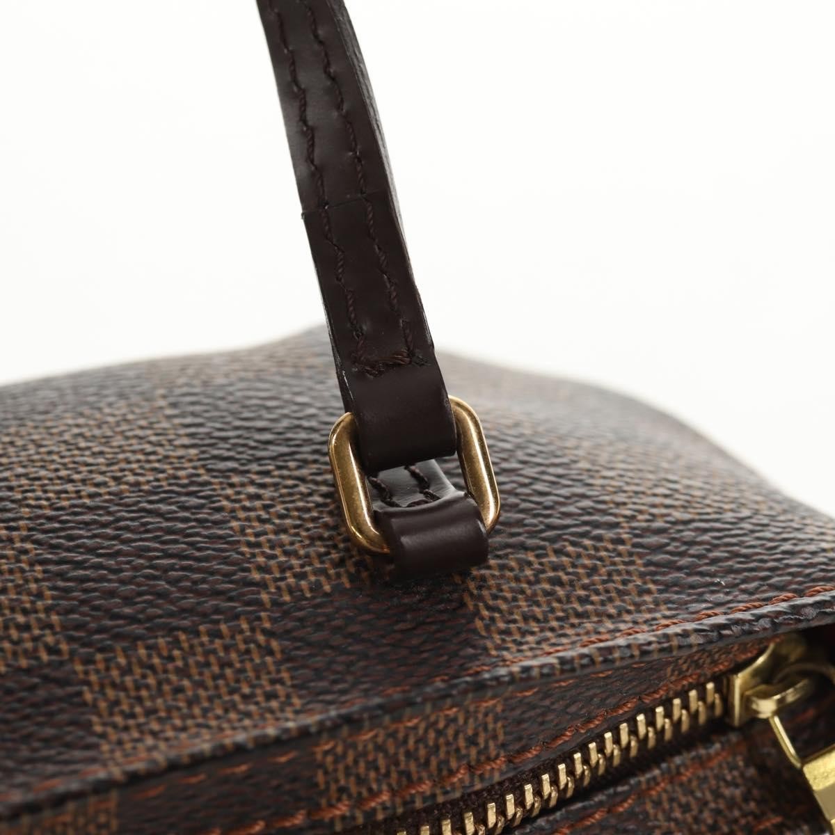 Louis Vuitton Manosque Pochette Damier, BROWN, CANVAS, Clutche & pouche
