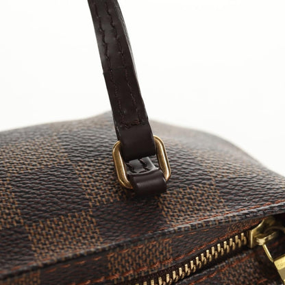 Louis Vuitton Manosque Pochette Damier, BROWN, CANVAS, Clutche & pouche