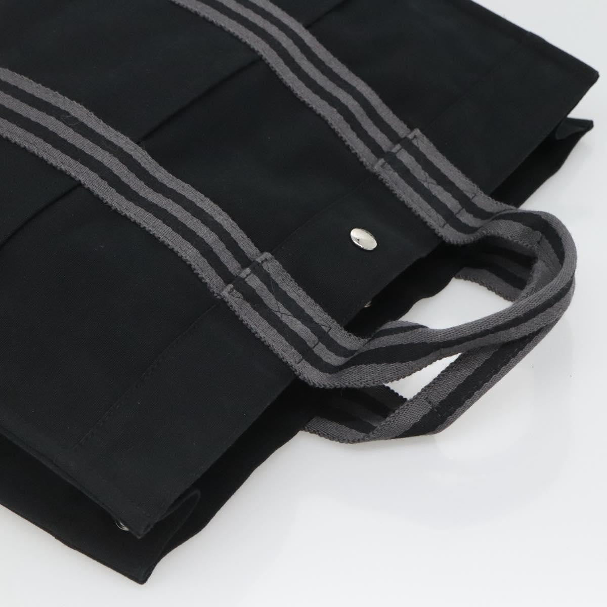 Hermes Fourre-tout Herline Fourre-tout Herline, BLACK, CANVAS, Tote bag