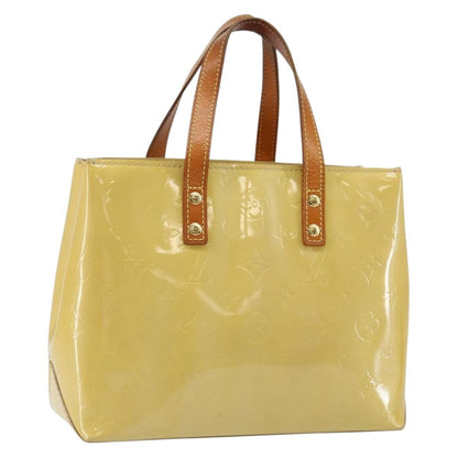 Louis Vuitton Reade Handbag Monogram Vernis, BEIGE, PATENT_LEATHER, Handbag