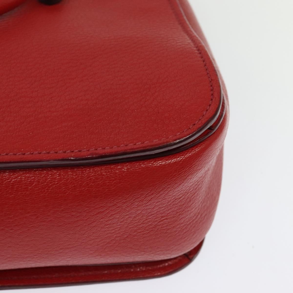 Miu Miu Madras Convertible Lock Tote Leather, RED, LEATHER, Handbag