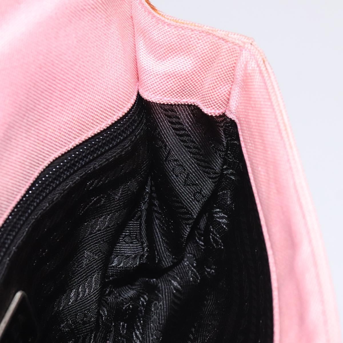 Prada Vintage Shoulder Bag Canvas, PINK, CANVAS, Shoulder bag