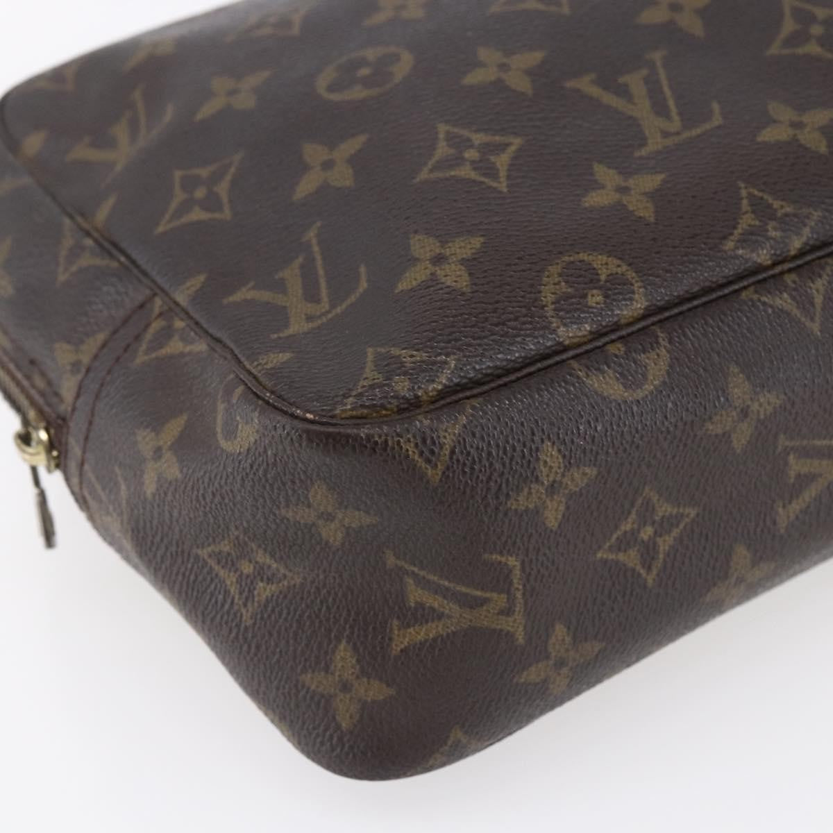 Louis Vuitton Trousse Toilette Monogram Canvas, BROWN, CANVAS, Clutche & pouche