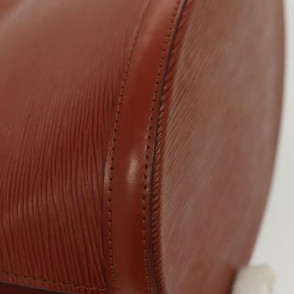 Louis Vuitton Cluny Shoulder Bag Epi Leather, BROWN, LEATHER, Shoulder bag
