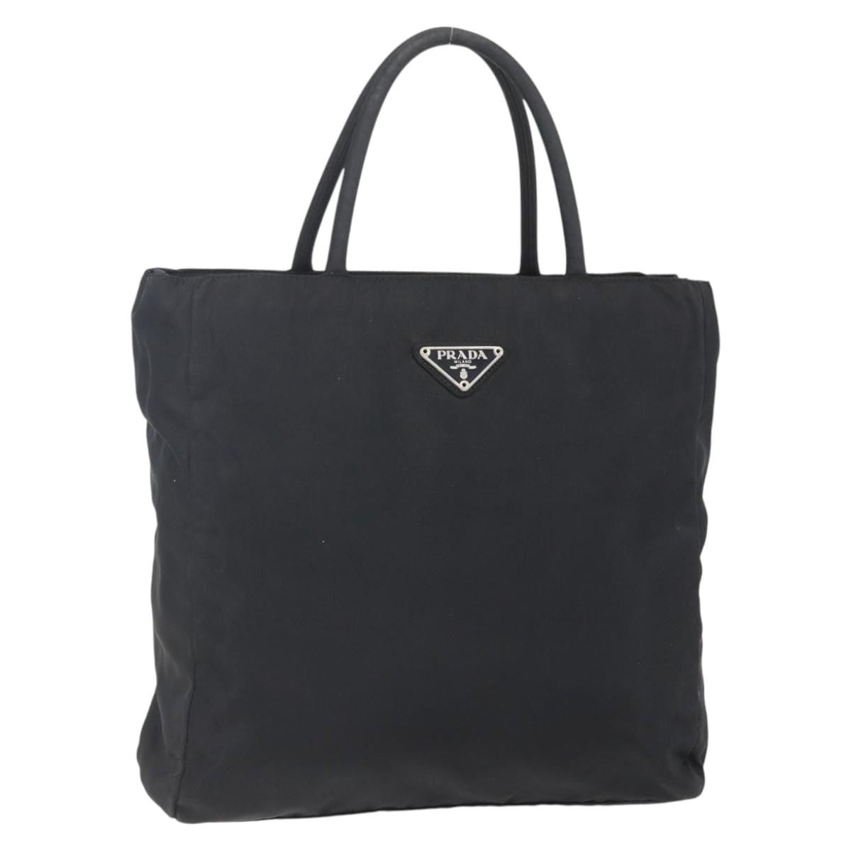 Prada Vintage Tote Tessuto, BLACK, NYLON, Tote bag