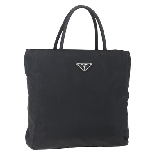 Prada Vintage Tote Tessuto, BLACK, NYLON, Tote bag