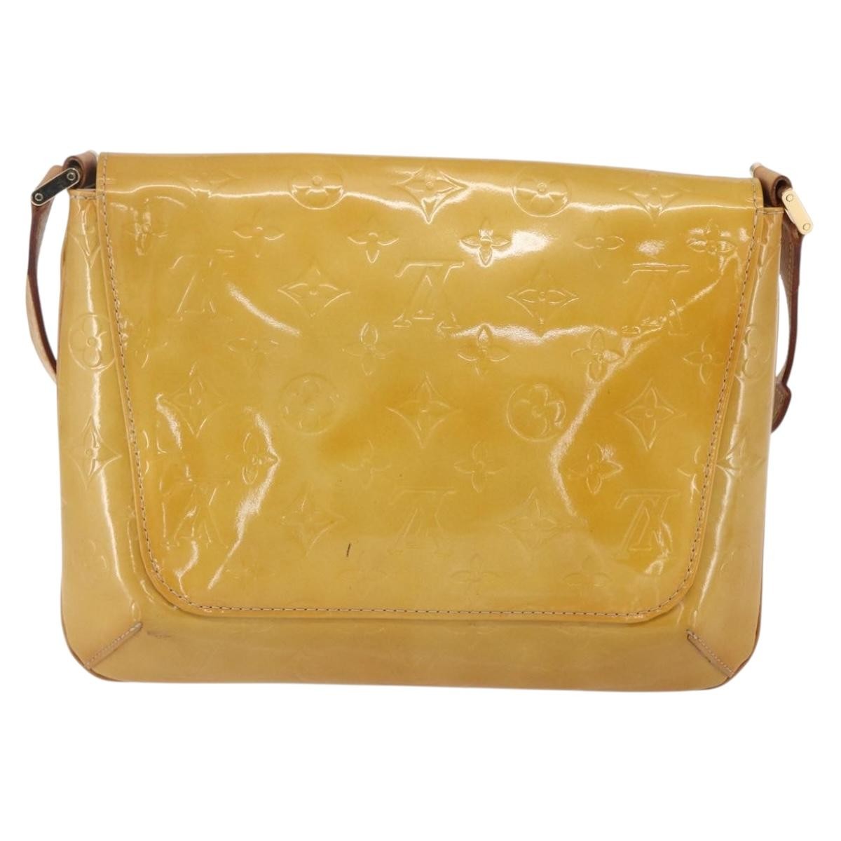 Louis Vuitton Thompson Street Handbag Monogram Vernis, BEIGE, PATENT_LEATHER, Shoulder bag