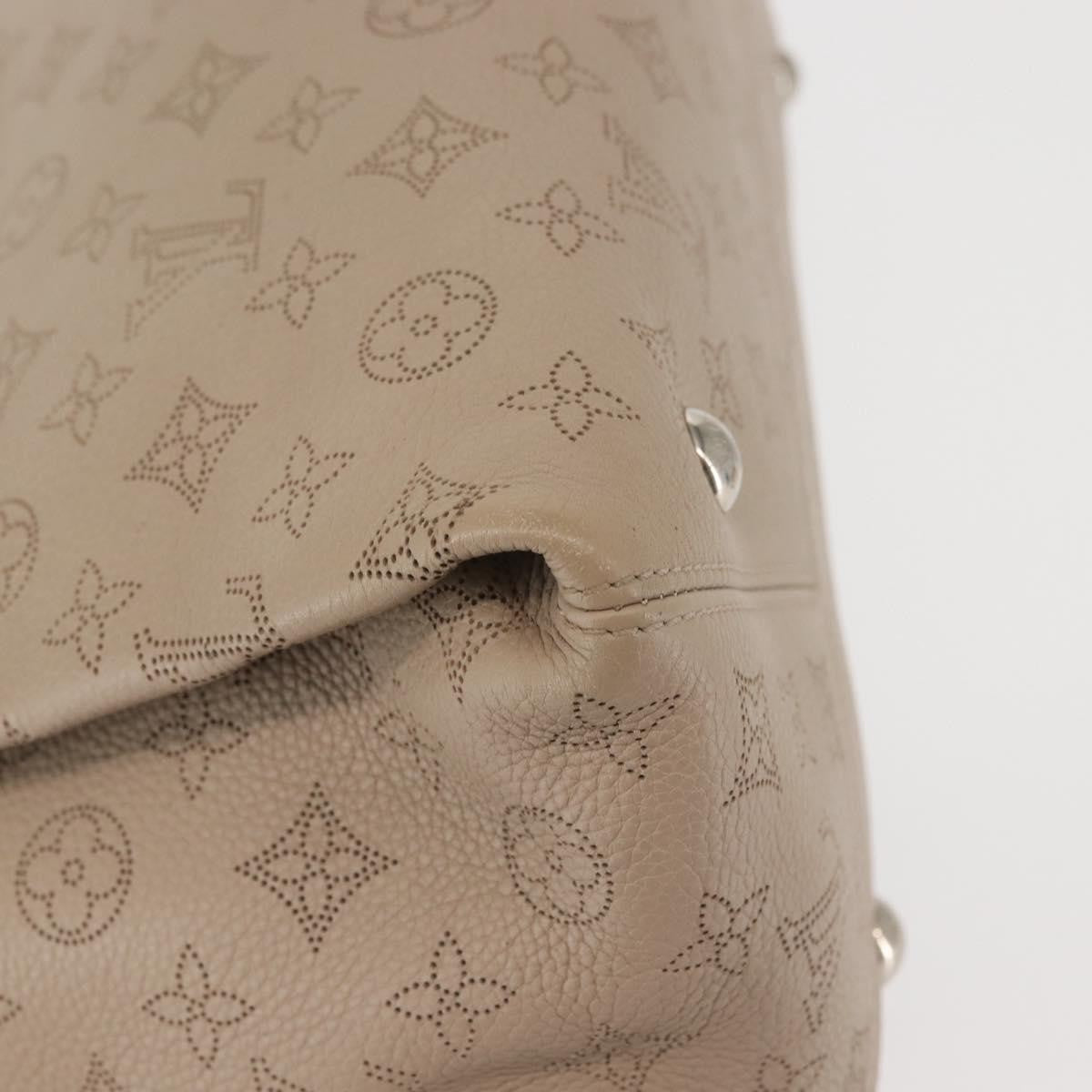 Louis Vuitton Sevres Handbag Mahina Leather, BEIGE, LEATHER, Handbag