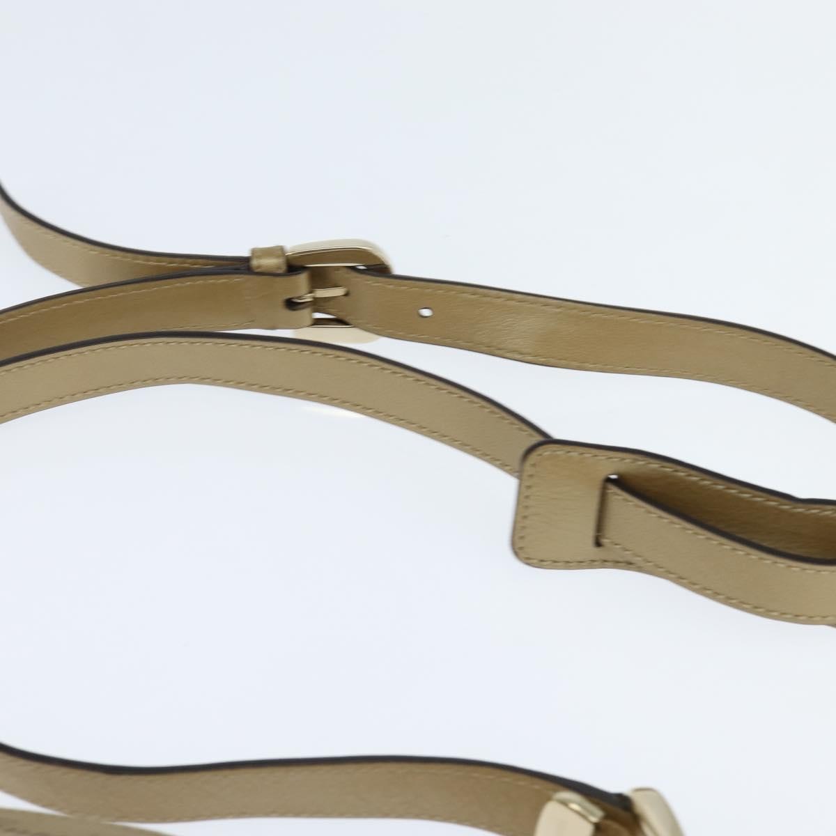 Gucci D Ring Messenger Bag GG Coated Canvas, GOLD, CANVAS, Shoulder bag