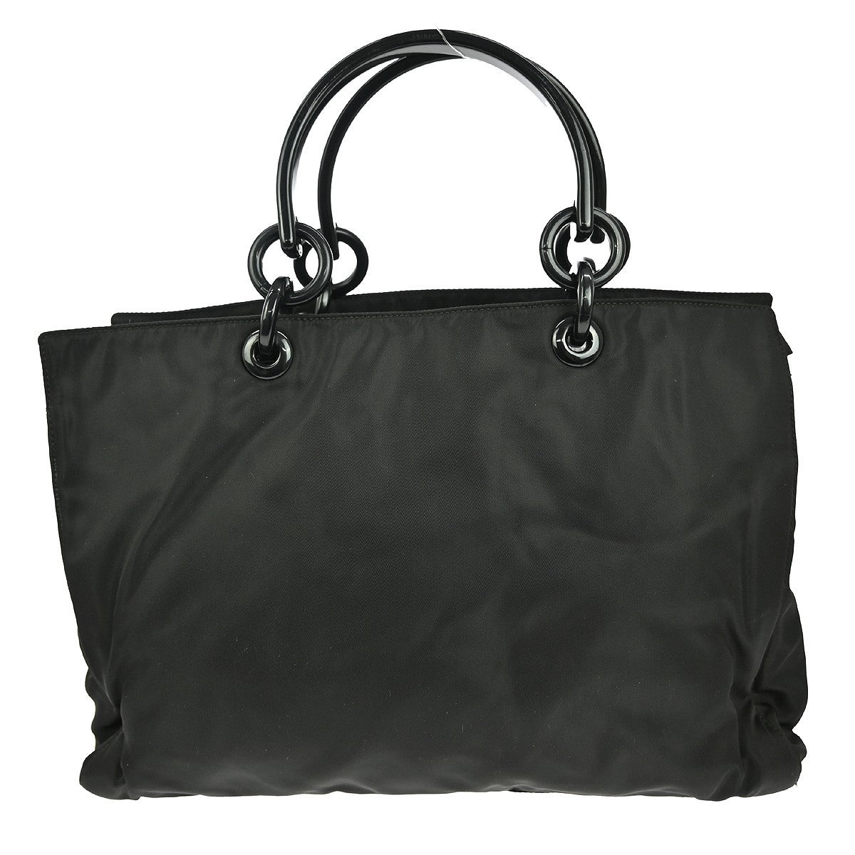Prada Vintage Tote Tessuto, BLACK, NYLON, Tote bag