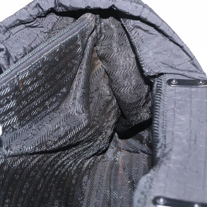 Prada Vintage Handbag Tessuto, BLACK, NYLON, Handbag