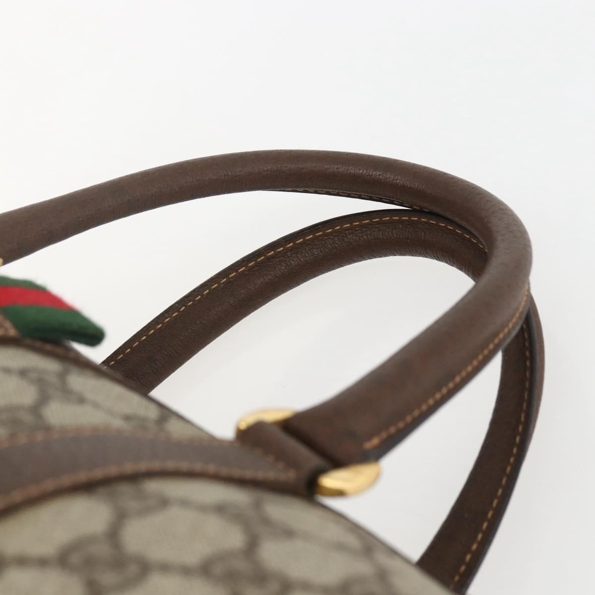 Gucci Vintage Interlocking G Boston Bag GG Coated Canvas, BEIGE, PVC, Travel bag