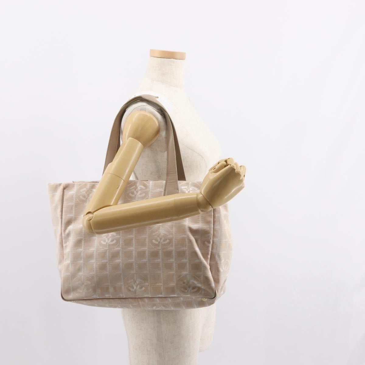 Chanel Travel Line Tote Nylon, PINK, NYLON, Tote bag