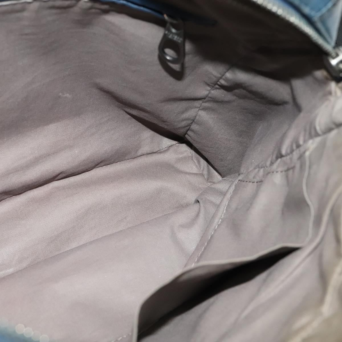 Bottega Veneta Flat Messenger Bag Intrecciato Nappa, BLUE, LEATHER, Shoulder bag