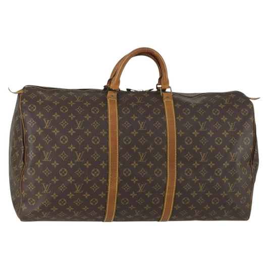 Louis Vuitton Keepall Bag Monogram Canvas, Brown, Canvas, Travel Bag