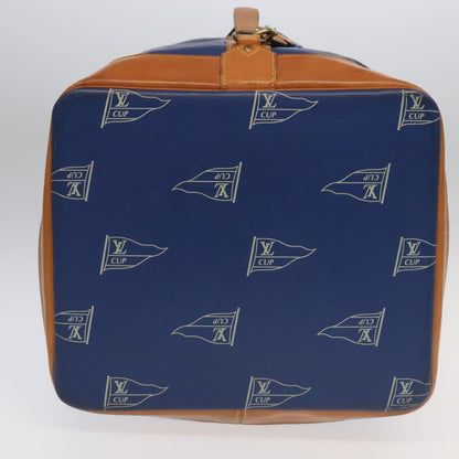 Louis Vuitton Cup Sac Marin Bandouliere Bag Coated Canvas, BLUE, CANVAS, Shoulder bag