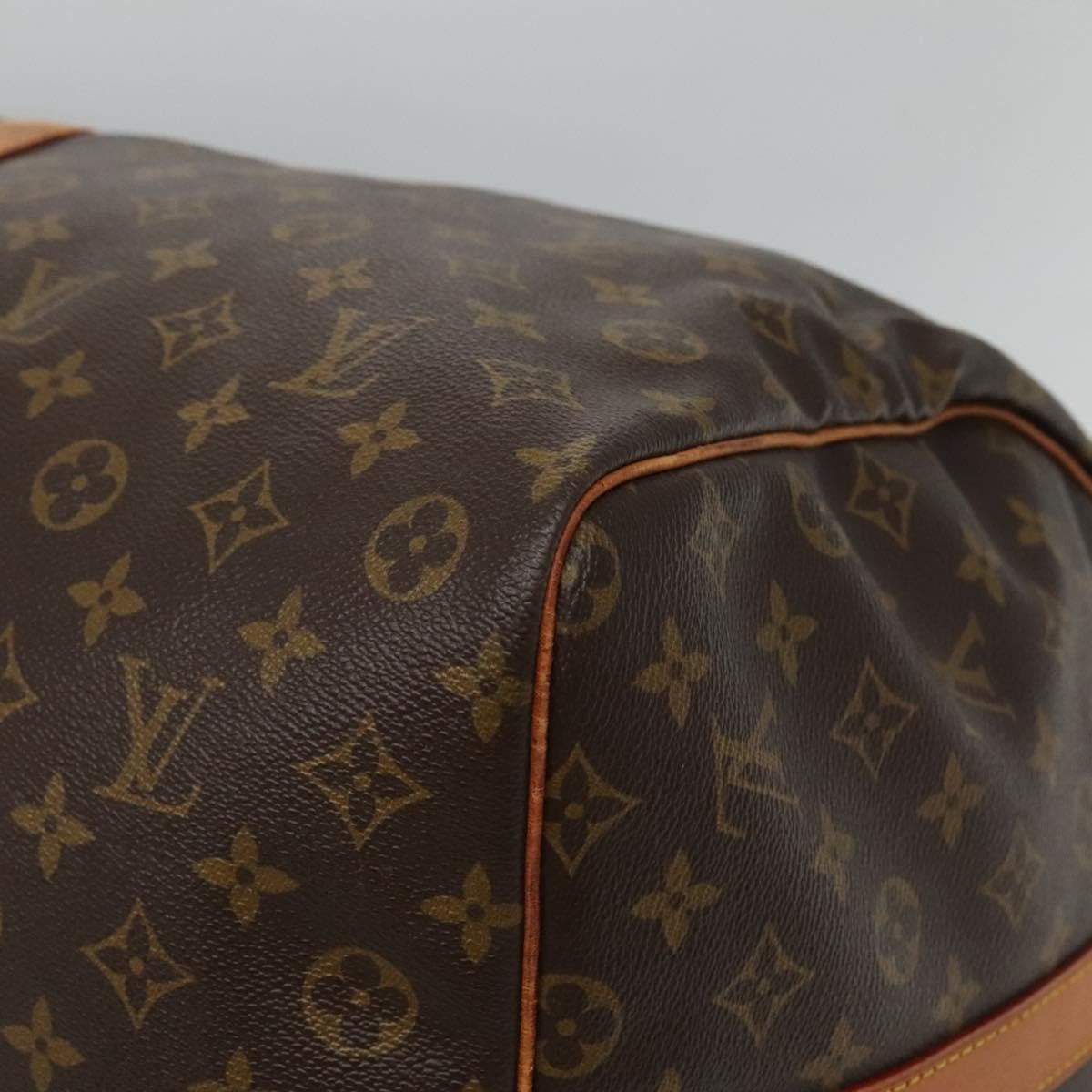 Louis Vuitton Keepall Bandouliere Bag Monogram Canvas, BROWN, CANVAS, Travel bag