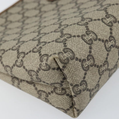 Gucci Zip Pouch GG Canvas, BEIGE, CANVAS, Clutche & pouche
