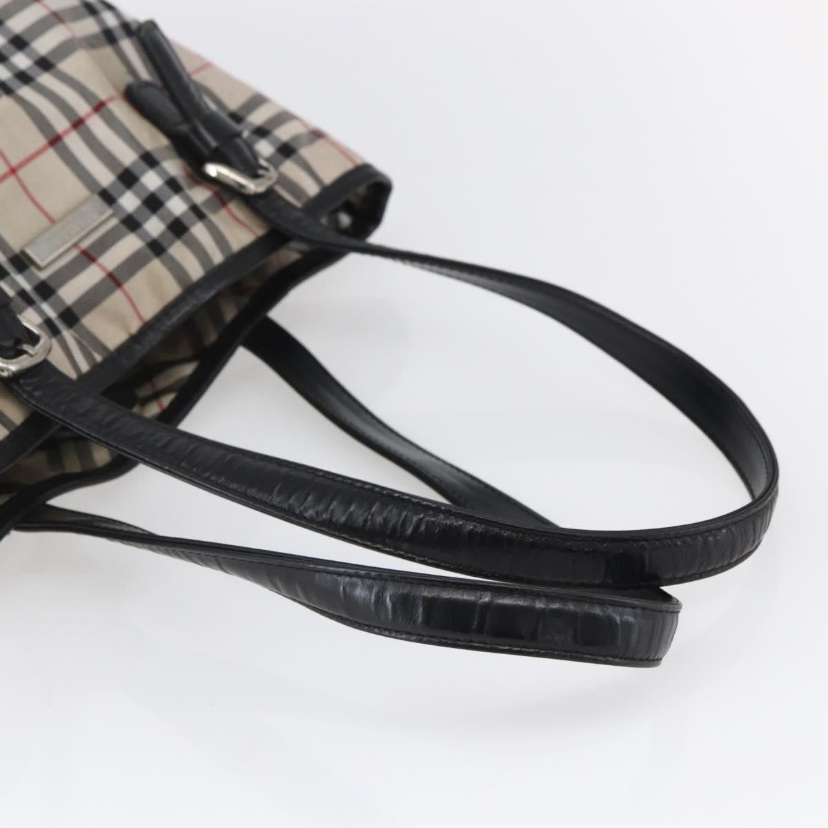Burberry Nova Check Tote Nylon, BEIGE, NYLON, Tote bag