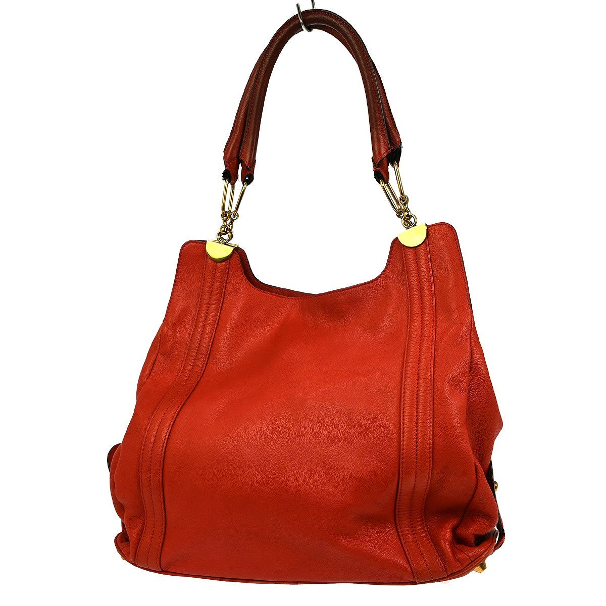Chloe Irène Tote bag Leather, RED, LEATHER, Tote bag