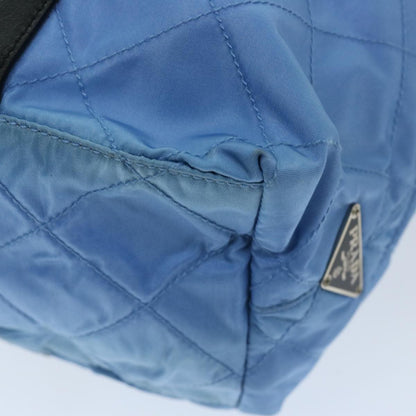 Prada Vintage Zip Tote Tessuto, BLUE, NYLON, Tote bag