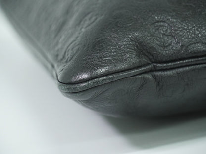 Gucci Crossbody Bag Guccissima Leather, BLACK, LEATHER, Shoulder bag