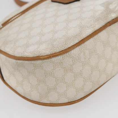 Celine Macadam Shoulder Bag PVC Leather, WHITE, PVC, Shoulder bag