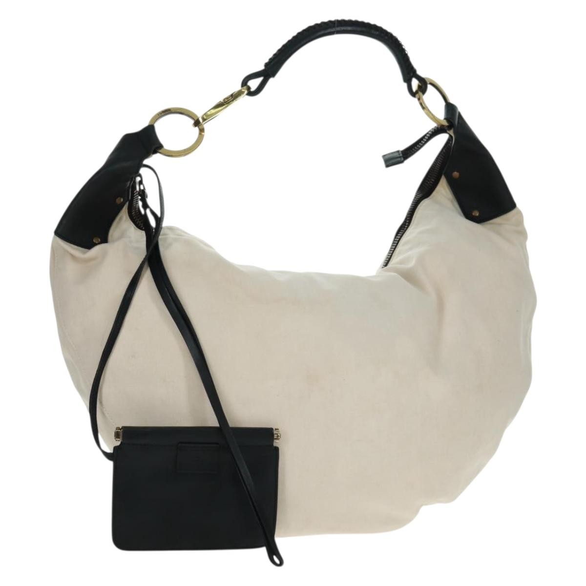 Gucci Hobo GG Nylon, BEIGE, CANVAS, Shoulder bag