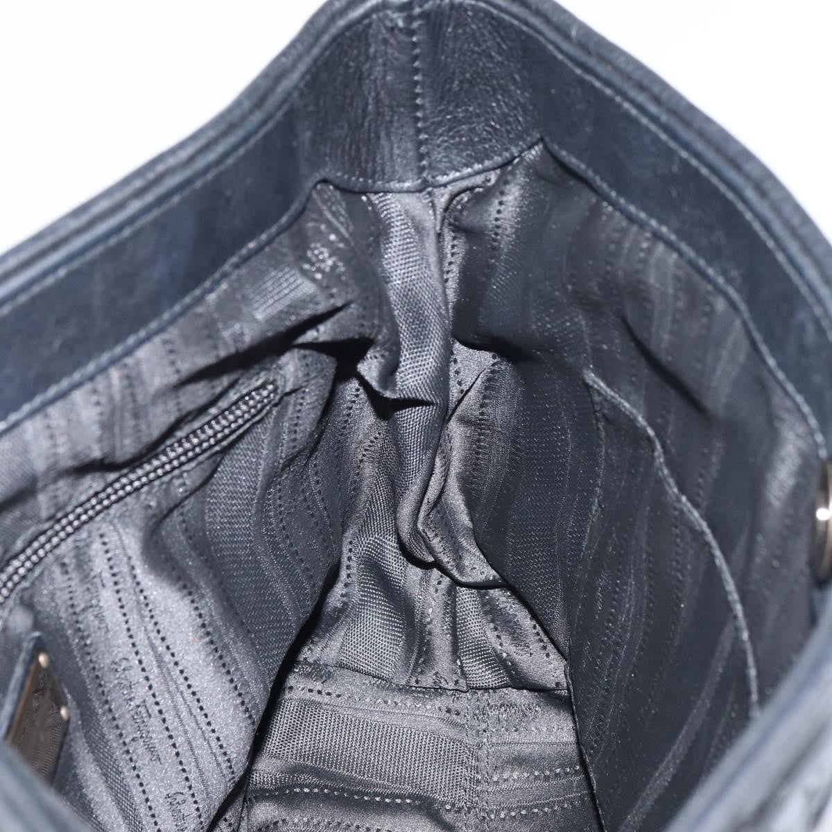 Salvatore Ferragamo Gancini handbag Leather, BLACK, LEATHER, Handbag