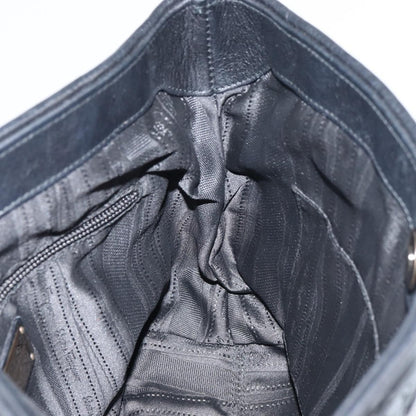 Salvatore Ferragamo Gancini handbag Leather, BLACK, LEATHER, Handbag