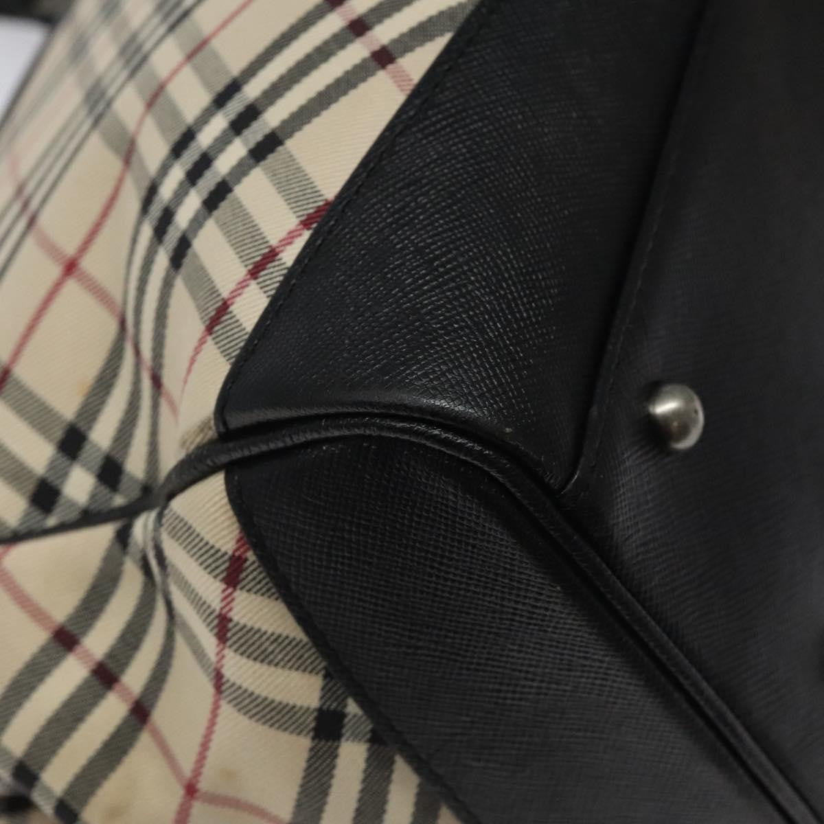 Burberry Nova Check Handbag Nova Check Canvas and leather, BEIGE, CANVAS, Handbag