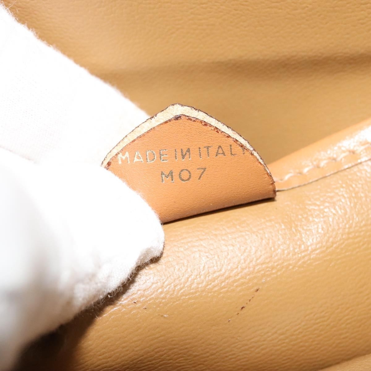 Celine Macadam Shoulder Bag Canvas, BEIGE, CANVAS, Shoulder bag