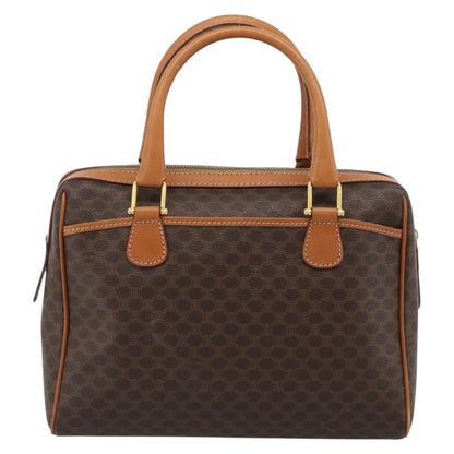 Celine Vintage Macadam Boston bag Canvas, Brown, Canvas, Handbag