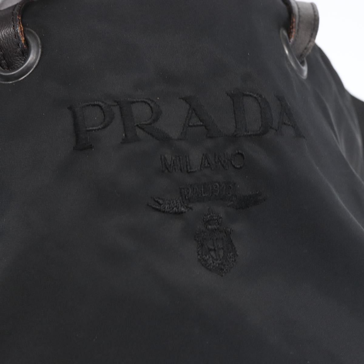 Prada Vintage Tote Nylon, BLACK, NYLON, Tote bag