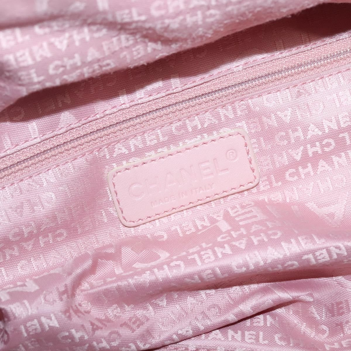 Chanel Chocolate Bar CC Bowler Bag Caviar skin, PINK, LEATHER, Handbag