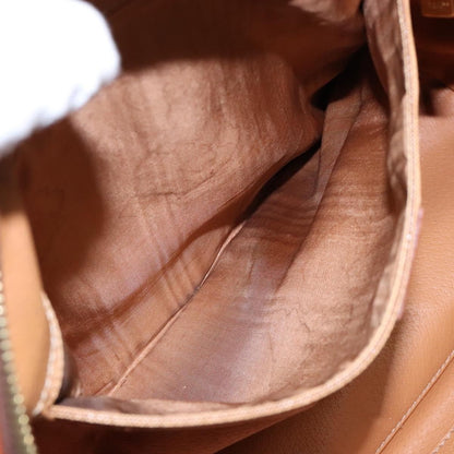 Celine Macadam Handbag Macadam with leather, BROWN, CANVAS, Handbag