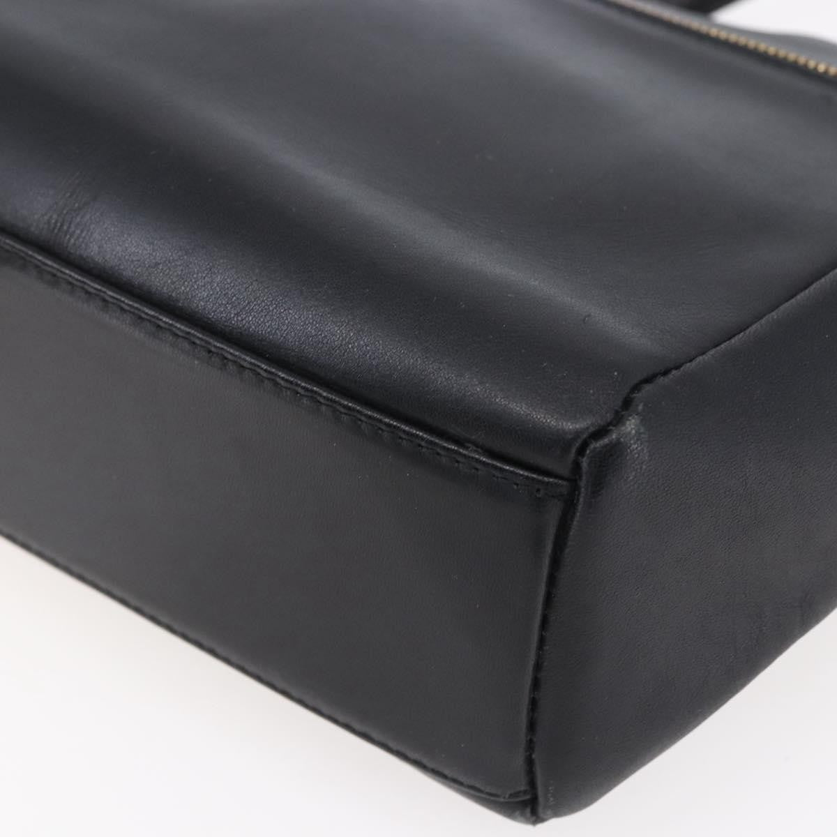 Versace Vintage Shoulder Bag Leather, BLACK, LEATHER, Shoulder bag