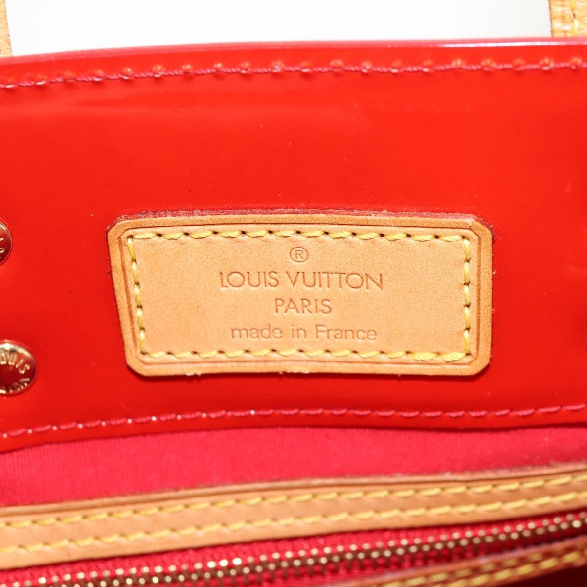 Louis Vuitton Reade Handbag Monogram Vernis, RED, PATENT_LEATHER, Handbag