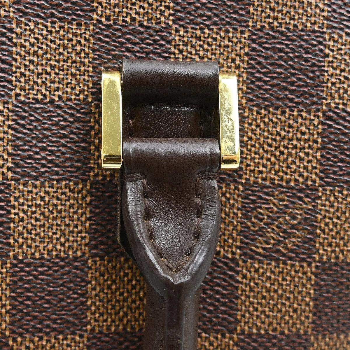 Louis Vuitton Venice Sac Plat Bag Damier, Brown, Canvas, Tote Bag