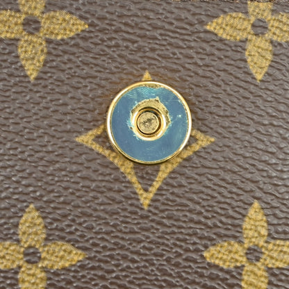 Louis Vuitton Florentine Pochette Monogram Canvas, Brown, Canvas, Clutch