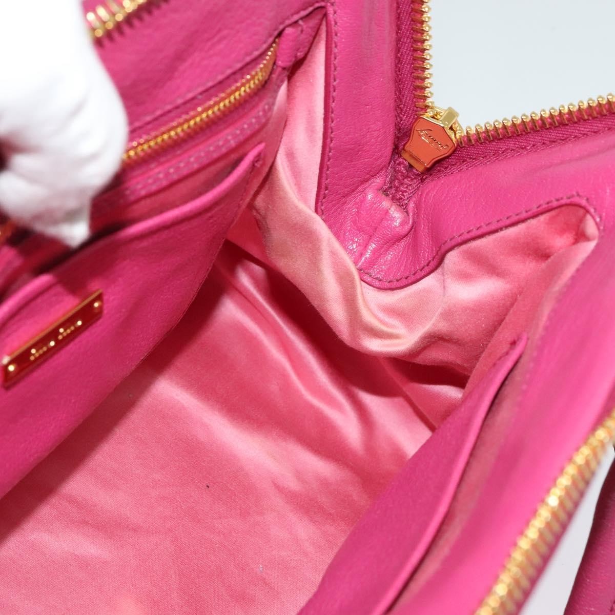 Miu Miu Madras Bowler Bag Leather, PINK, LEATHER, Handbag