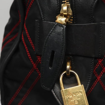 Prada Convertible Boston Bag Vitello Shine, MULTICOLOUR, NYLON, Handbag