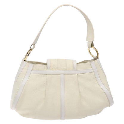 Bvlgari Chandra Top Handle Bag Leather, BEIGE, LEATHER, Shoulder bag