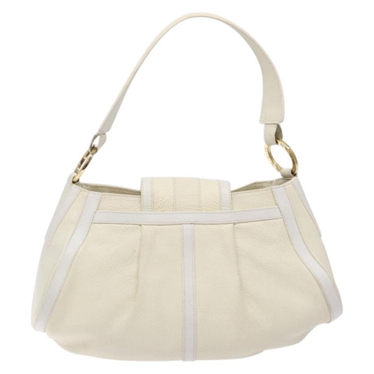 Bvlgari Chandra Top Handle Bag Leather, BEIGE, LEATHER, Shoulder bag