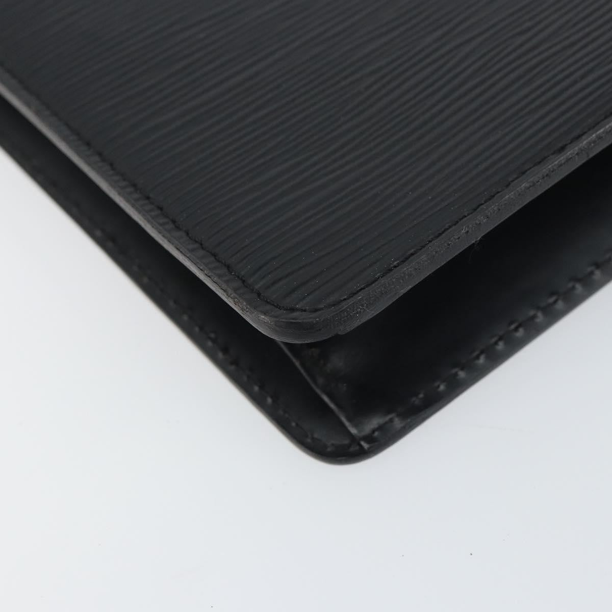 Louis Vuitton Pochette Homme Epi Leather, BLACK, LEATHER, Clutche & pouche