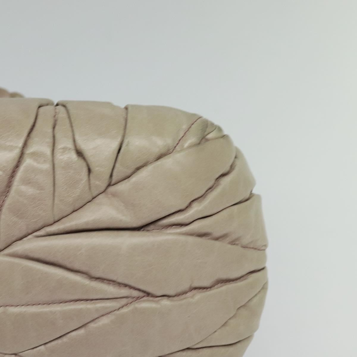 Miu Miu Coffer Convertible Satchel Matelasse Leather, BEIGE, LEATHER, Handbag