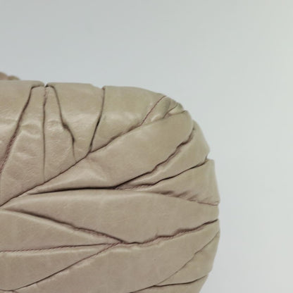 Miu Miu Coffer Convertible Satchel Matelasse Leather, BEIGE, LEATHER, Handbag