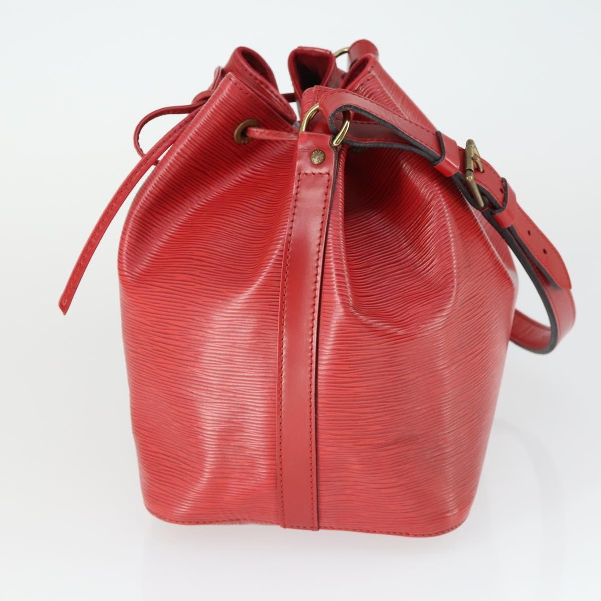 Louis Vuitton Noe Handbag Epi Leather, RED, LEATHER, Shoulder bag