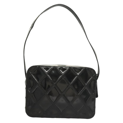 Chanel Vintage Shoulder Bag Patent leather, BLACK, PATENT_LEATHER, Shoulder bag