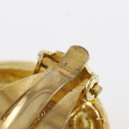 Chanel Vintage CC Clip-On Earrings Metal, GOLD, GOLD_PLATED, Earrings